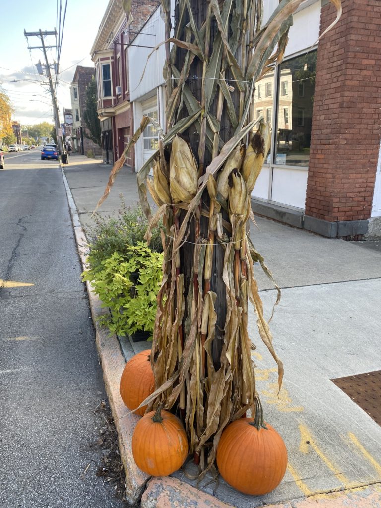 FALL DECORATIONS ON MAIN